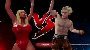 CJ VS Johnny Walker Black (Naked Fighter 3D)