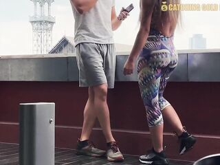 Colombian Bubble Booty Cutie Gets Picked Up From The Gym To Have A Unforgettable SEX!