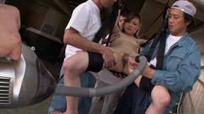 Crazy pornstar Aiko Hirose in horny brazilian, gangbang xxx clip