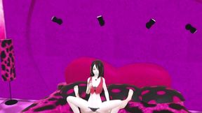 marceline the vampire dancing in her room and grinding on a dick