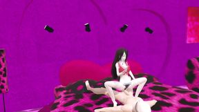 marceline the vampire dancing in her room and grinding on a dick