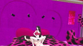 marceline the vampire dancing in her room and grinding on a dick