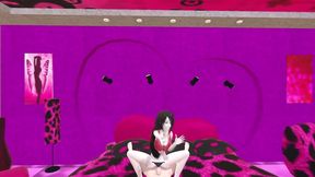 marceline the vampire dancing in her room and grinding on a dick