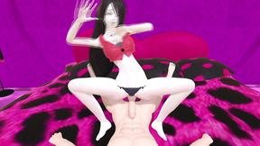 marceline the vampire dancing in her room and grinding on a dick