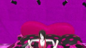 marceline the vampire dancing in her room and grinding on a dick