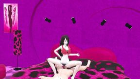 marceline the vampire dancing in her room and grinding on a dick