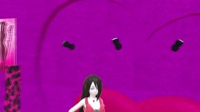 marceline the vampire dancing in her room and grinding on a dick