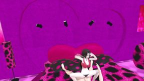 marceline the vampire dancing in her room and grinding on a dick