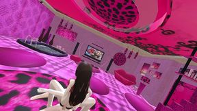 marceline the vampire dancing in her room and grinding on a dick