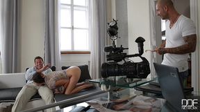 sultry slut jay dee gets double penetrated to orgasm