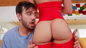 Perv Nephew Won't Give Up Until He Fucks His Sexy Petite Slim Aunty in Ass