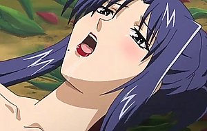 Hentai slut sucks while is screwed