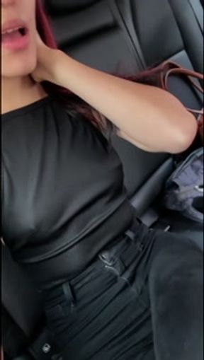 I masturbate in front of the Uber driver.