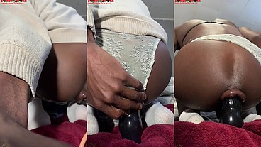 Super Slow Motion - Skinny twinks big fat asshole just busting through these lace panties. Dj Buttpussy Asslips Part 1of2