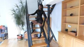 Hot cheating wife fucks her sugar daddy in his penthouse