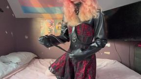 Trans Slut Straitjacket Corset Trap Stuck Cumming All Night Destroyed