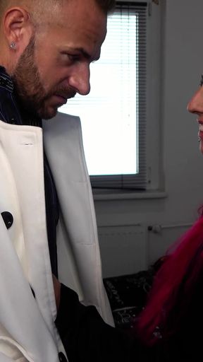 German Redhead Big Natural Saggy Tits Girl Dani Luve Seduce to Hard Amateur Fuck