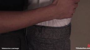 ”TBabe anal fucks pilot in hotel room”