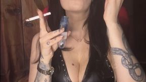 Smoke bubbles, zero self-control