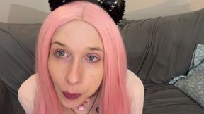 Bratty Bubblegum Slut Blowing Bubbles