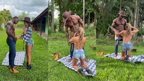 negao bbc caseiro . fode casada patroa hotwife na fazenda / parte 1