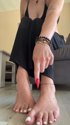 Dirty feet