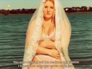 Blonde Bridal Fantasy Dirty Poem Reading, Softcore Solo Masturbation Art Film