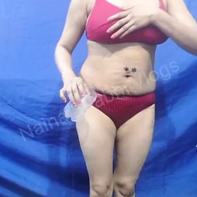 Nisha Bhabhi hot panty bathing Mera Lund khada kr Diya bc