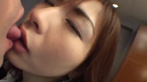 Squealing asian slut gets fucked