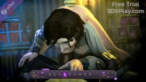 Elizabeth from BioShock Sucks Big Dick in POV Anime Cosplay Blowjob Scene