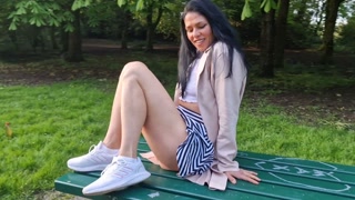 Risky public nudity and pissing