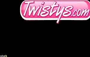 Kayden kross shows her beautiful pussy