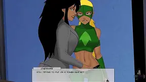 Cheshire Tempts Artemis in Hot Lesbian Tryst – DC Cosplay Desire