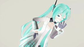 hatsune miku undress dance hentai vocaloid mmd 3d clear blue hair