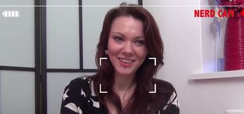 British Redhead Gives Nerd a Cum-Filled Oral Treat