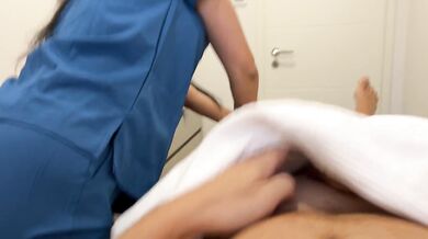 Where Relaxation Turns to Temptation. Her Hands, His Weakness