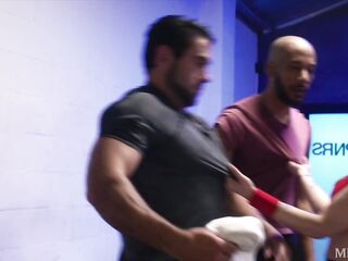 MILFY Super Fit mother I'd like to fuck Aderes Quin Gets Double Penetration From Competing Students