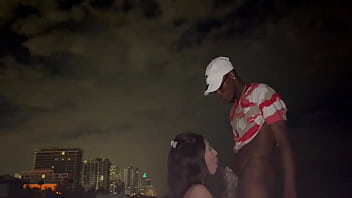 BigDaddyKJ: Mexican Slut Takes Big Black Cock On Miami Beach | Full