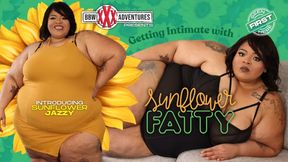 BBW XXX -  Sunflower Fatty Striptease For Your Pleasure