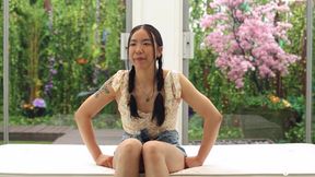 Shy Asian Beauty Surprises with Her Incredible Skills - A Must-See Casting Experience!