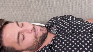 Pink Toes Pervert - Footjob with Roomie's Big Dick