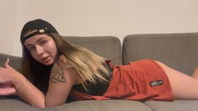Farting in man clothes
