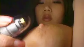 Sweet Asian Babe Rea Flaunts Hot Body in Blue Bikini - Steamy Beach Scene