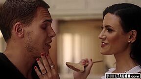 Bisexual Couple Convinces Curious Exchange Student 18+ To Be Their New Third Full !