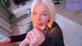 Fucked A Hot Stepmother In Overalls And Cum In Her Mouth