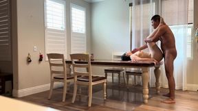 Fuck My Neighbor's Wife on the Dining Table While Working From Home