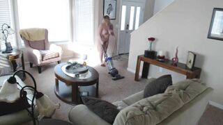 Vacuuming In The Nude