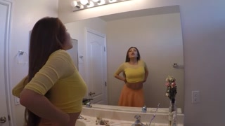 Sami Parker Strips For BJ Practice