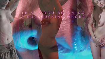 Male to Female Transformation Become the Cocksucking Whore