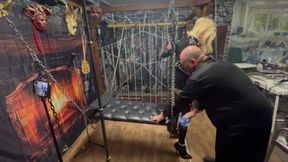 Part 3:- Melanie's First Time in the Dungeon with Lanista Bear and Domina Satana.